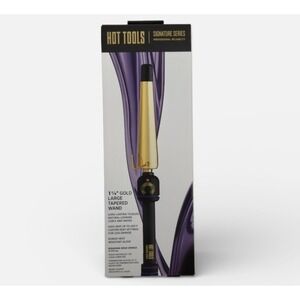 Hot Tools Signature Series Tapered Wand 1.25" Gold Black HTIR1583
